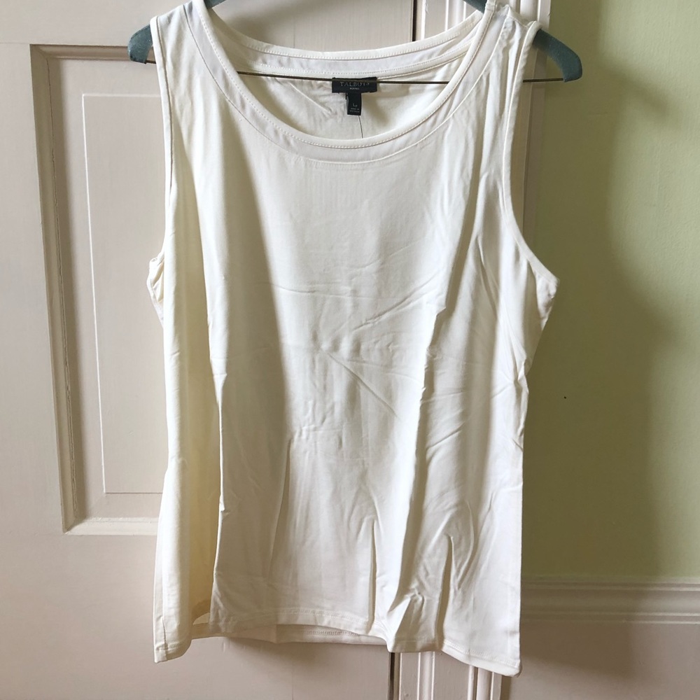Talbots Off White Tank